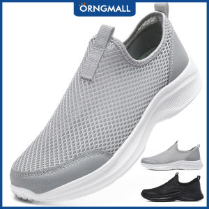 ORNGMALL Người Đàn Ông Của Sneakers Thoáng Khí Giày Giản Dị Không-Trượt thoải mái nhẹ Giày mùa hè Cho nam mềm Duy Nhất Thời Trang Giày sneaker lưới 39-48