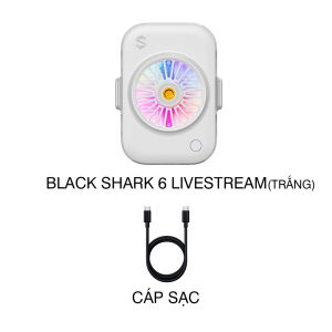 [Chính Hãng] [BH12T] Black Shark Phone Cooler 6 Livestream Quạt tản nhiệt Phát trực tiếp 30W +Kẹp điện thoại+Ren chuẩn