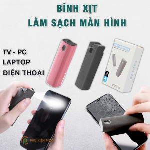 Bình Xịt Vệ Sinh Làm Sạch Màn Hình Điện Thoại - Bình xịt dung dịch làm sạch màn hình máy tính bảng - Bộ làm sạch màn laptop