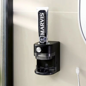New product: Fully automatic induction toothpaste extruder detachable bathroom accessories no flushing bathroom supplies no punching wall mounted toothpaste extruder
