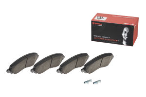 MITSUBISHI LANCER CS3A (2004 - 2007) FRONT (DEPAN) & REAR (BELAKANG) BREMBO BRAKE PAD 100% ORIGINAL AUTHENTIC PRODUCT (PRICE FOR 4 PCS)