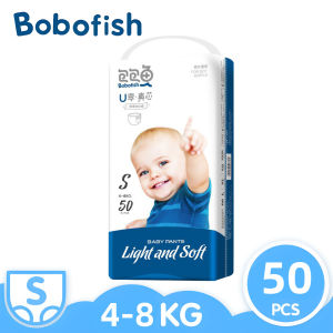 [หุ้นไทย - 1 แพ็ค] แพมเพิส Bobofish แพมเพิสราคาถูก กางเกงผ้าอ้อม แพมเพิสเด็กBabyPants ผ้าอ้อมสําเร็จรูป ผ้าอ้อม คละไซซ์S-XXXXL ผ้าอ้อมเด็ก สำเร็จรูป