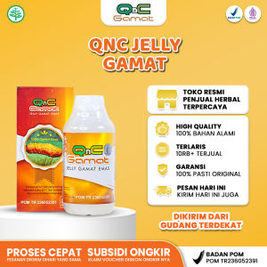 Qnc Jelly Gamat Emas Original Bio Sea Cucumber 300 ml Dari Ekstrak Teripang Emas Pilihan - Gamat Gold - Jelly Gamat - Gamat Mas Asli
