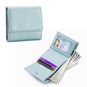 High-value 30% off Genuine Leather Ladies Wallet Short New Style Textured Coin Wallet