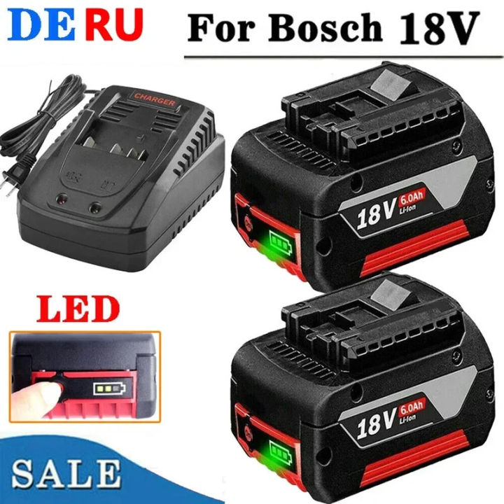 4x Akku Für Bosch 18V Professional – 6,5 Ah –  Produktbild-Vorschau 3