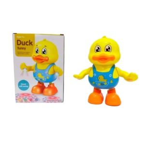 Happy Duck Syalala Dancing Mainan Bayi Bebek Menari Goyang Musik Lampu Baby Toys Dance
