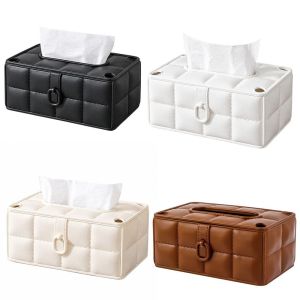 DIVATEN Large Capacity Tissue Box Cover Creative Dust-proof Paper Holder Simple Fashion Elegant Tissue Box Holder fo Homestay