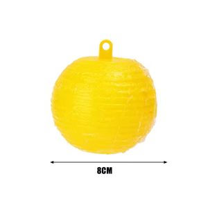 10 cái bẫy ruồi giấm ruồi giấm dính bẫy bóng đa chức năng treo côn trùng bay bẫy bóng cho hornets bắt phụ kiện sân vườn