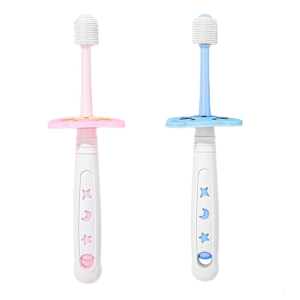 Baby Toothbrush 360 Degree for Nano Teethbrush Soft Bristles for 1-6 Years Old C