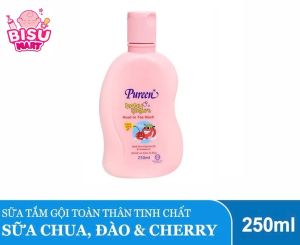 Sữa Tắm Gội Toàn Thân 2 in 1 cho bé sơ sinh Pureen 250ml