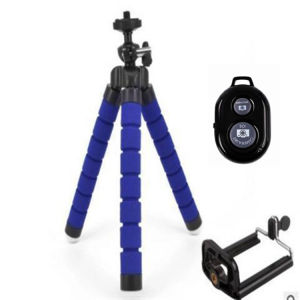 Octopus Lazy Phone Holder Foldable Portable Tripod Stand Clip Stand Mount Phone Stand Mini Octopus Mobile Phone Holder Clip