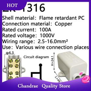 [Chandrae] High Power Splitter Quick Wire Connector Terminal Block Cable Junction Box