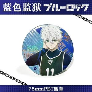 2024 Hot Anime Blue Lock Bachira Meguru Isagi Yoichi Chigiri Hyouma Nagi Seishirou Itoshi Rin Mikage Reo Pins Breastpin Badge Cartoon Jewelry Handbag Schoolbag Hat Accessories