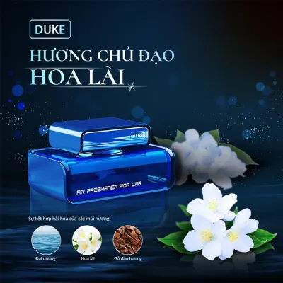 Nước hoa ô tô Duke Nước hoa xe hơi cao cấp nhập khẩu từ Pháp chiết xuất 100% thiên nhiên khử mùi chống say xe tốt