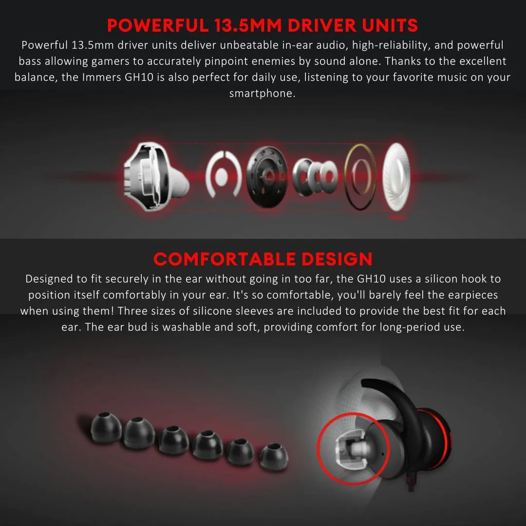 MSI GH10 Immerse Wired Gaming Handsfree with Microphone Gaming Headset 11