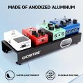 Ghost Fire Guitar Pedal Board Ultrathin Aluminum Effect Pedalboard with Carry Bag U series (UP-01 Deluxe suit). 
