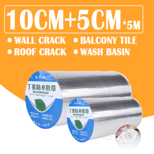 Tape Waterproof Stop Leak Aluminum Foil Butyl Roof Sealant Wall Crack Pandikit Sa Bubong Tape
