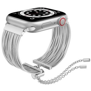 Strap For Apple Watch Band S10 42mm 46mm 49mm 45mm 41mm 44mm 40mm 42mm 38mm Women Steel Chain Bracelet IWatch Ultra 2 SE Series 9 8 7 6 5 4 3 2 1