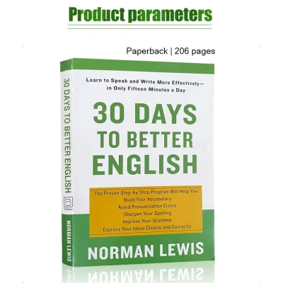 Buku Belajar Bahasa Inggris Thirty Days To Better English Kuasai Bahasa Inggris Dari Nol Learn To Speak And Write By Norman Lewis Pocket Size
