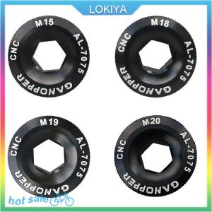 LOKIYA M15 M18 M19 M20 Aluminum Alloy MTB Bicycle Crank Screw Cap Road Bike Crankset Cover Caps Bolt