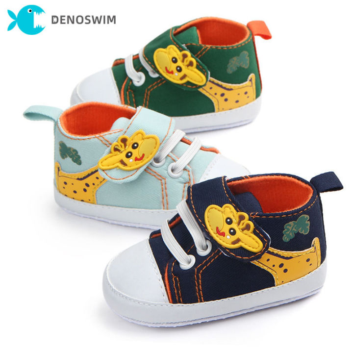 Autumn Cartoon Giraffe Baby Shoes Newborn Baby Boys Girls First