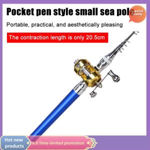 Graceful Ultra Short Pocket Rods Steelhead Fishing Rods Small Micro Mini Fishing Rods 1m 1.4m 1.6 Drum Reel Ice Fishing