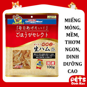 Snack Thịt Mềm Cao Cấp Cho Chó DoggyMan Mềm Dẻo Dinh Dưỡng Cao Giàu Đạm Thương Hiệu Nhật Bản