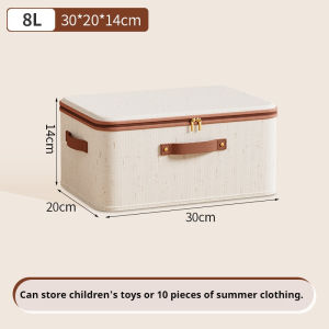 Foldable Storage Box for Bedroom | Space Saving Design | Heavy Duty Cotton Organizer Box steel frame