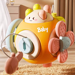 6in1 Baby Busy Ball Early Education Hexahedron Hand Grip Ball Toys Preschool Sensory Training Toy