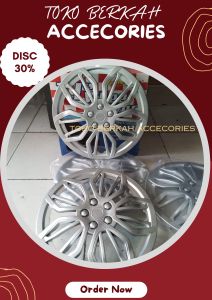 Tutup Dop Velg Mobil Ring 13 - Dop Velg Kaleng Mobil Ring 13 - Dop Velg Mobil Ring 13 - 1 SET DOP RODA MOBIL SUDAH TERMASUK KAWAT DOP RODA - DOP MODEL LABA-LABA WARNA SILVER - WHEEL COVER