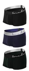 INELIXER Men’s Modal Trunk Boxers – Korean Style | 3pcs / 6pcs Pack