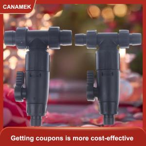 【CANAMEK】 Phụ kiện bể cá 12 16mm vòi nước đôi nhanh chóng phát hành nối ống bể cá 3 chiều Van Bể cá bộ lọc kết nối