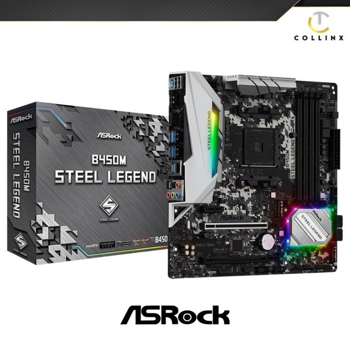 Asrock B450 Steel Legend Ram Slots Legend Ram Slots B450 Steel