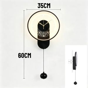Sacesr Modern Minimalist Wall Clocks Artistic Geometric Light‑Up Crystal‑Clear Acrylic Sheet Villa Wall Clock Hallway Hotel Home Decor M2Y9R
