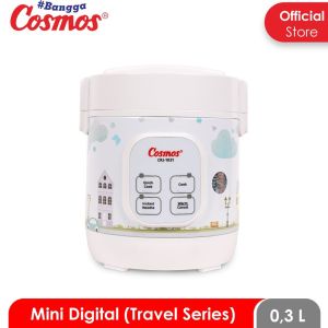 Cosmos Rice Cooker Mini Travel Digital Multifungsi 0.3 Liter 4 in 1 - CRJ1031 - FREE ONGKIR Jabodetabek