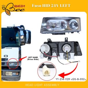 QUEENBEE Mitsubishi Fuso Fighter 355 Super Great Supergreat 8DC9 FV350 Head Lamp Head Light Assembly 1994-1996 YT-214-1129 GS-B-032 24v