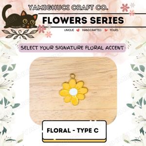 🌸 {FLORAL 1} Custom Name Engraved Keychain Stainless Steel Plate Personalized Gift Gift Box
