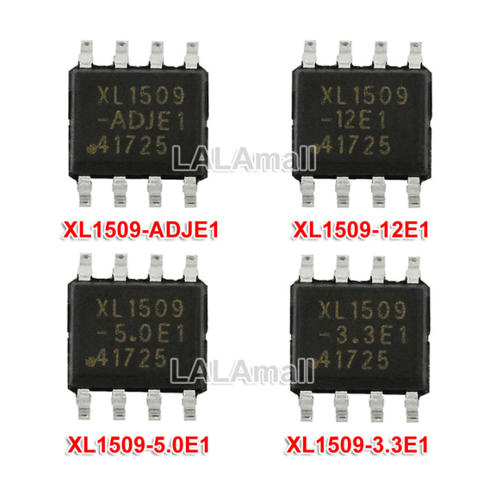 10Pcs XL1509 XL1509-3.3E1 XL1509-5.0E1 XL1509-12E1 XL1509-ADJE1 SOP8 XL1509-3.3 XL1509-5.0 XL1509-12 XL1509-ADJ SOP-8 SMD 2A 150KHz 40V Buck DC To DC Converter ชิป IC ใหม่