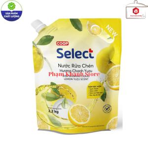 Nước Rửa Chén Coop Select 32Kg Làm Sạch Nhanh Khử Mùi Tốt Dịu Nhẹ Với Da Tay