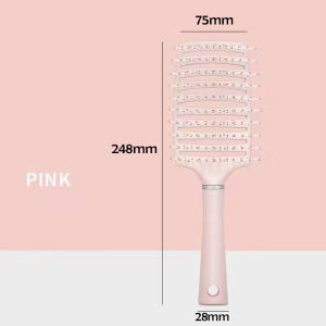 Hair Brushes for Women Boar Bristle Hair Brush Detangler Brush for Curly Hair Vented Hairbrush Mens Detangling Brush for Black Natural Hair Blow Drying Large Arc Fit Design