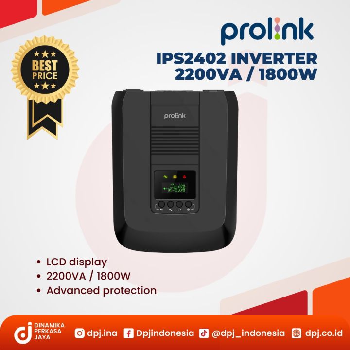 Prolink Inverter IPS2202 penganti IPS2400 2200va 1800watt Simulated
