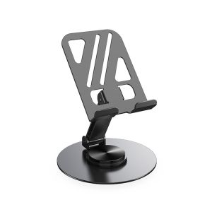 UTOPUS 360 Rotate Mobile Phone Holder Adjustable Metal Desktop Tablet Stand Universal Flexible Folding Phone Bracket