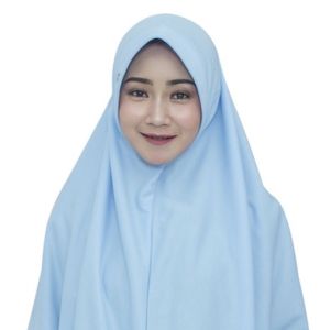 Nafisa Asha Super Jumbo | Hijab Pet Khimar Instan Bergo Syari | Jilbab Kerudung Kaos simple