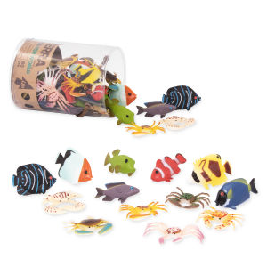 Terra by Battat – Educational Tropical Fish World – Small Fish Crabs & More