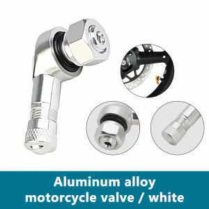 SEAMETAL 1ชิ้นวาล์วอะลูมินัมอัลลอยขอบรถจักรยานยนต์90องศามุมล้อรถจักรยานยนต์ยางวาล์วไม่มีที่สิ้นสุดสำหรับชิ้นส่วนขอบล้อ