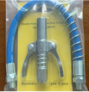 Gun Pistol Gemuk Quick Release Alat Kepala Pompa Grease Gun Kunci Ganda Dengan 30cm