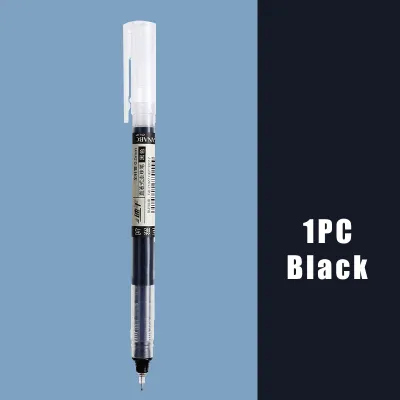 1/10/20pcs Exam Signature Gel Pen 0.5mm Black Blue Red Ink School Office Student Ballpoint Straight Pens 1pc