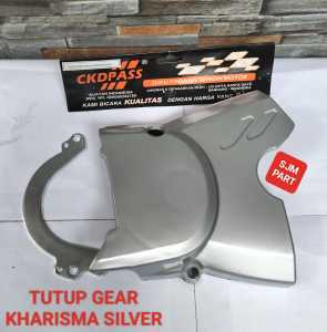 tutup/cover ger gear depan kharisma X/D silver hihg quality
