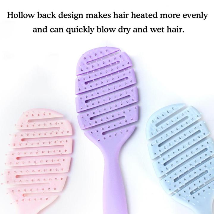 Hollow Out Hairdressing Curved Design Massage Comb Mosquito Comb Comb ...