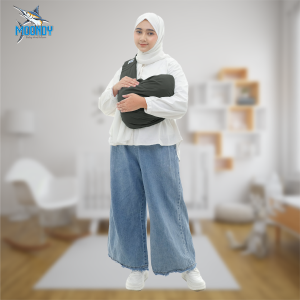 Gendongan Bayi Samping Instan Geos Busa Gen Two Premium plus Pouch
